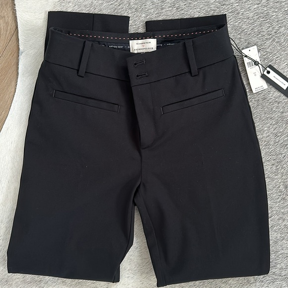 BRAND NEW Anthropologie Essential slim pants - Picture 4 of 5